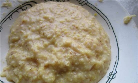 Milk porridge corn-wheat (multicooker Liberton LMC 03-01)