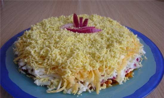 Cheese salad Tenderness