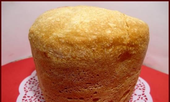 Bread with mixed flour (bread maker)