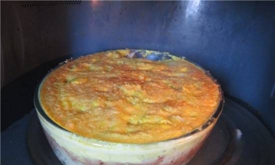 Potato casserole with stewed meat Bachelor