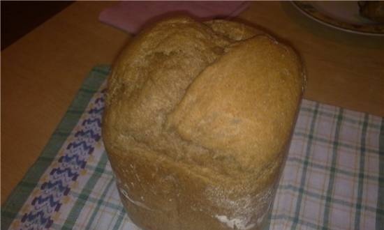 Rye-wheat bread made from ready-made flour