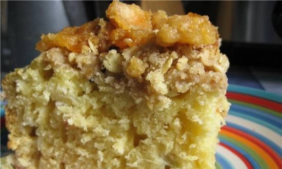 Apple muffin with caramel in a Panasonic multicooker