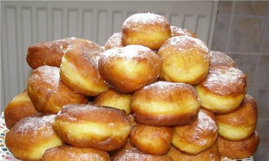 Novy Urengoy donuts (with kefir and baking powder)