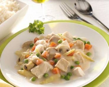 Chicken fricassee (Huhnerfrikassee) cooked in Brand 37501