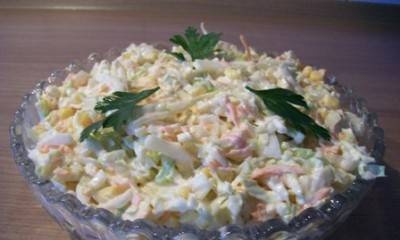 Chinese cabbage salad Delicate