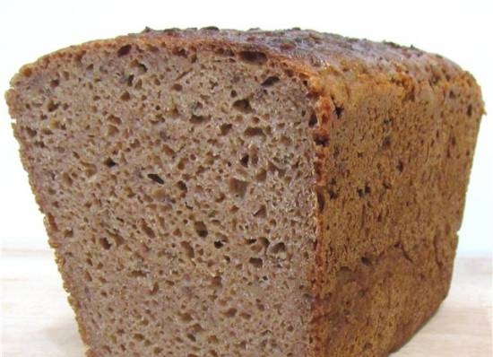 Lithuanian rye bread with caraway seeds (oven)