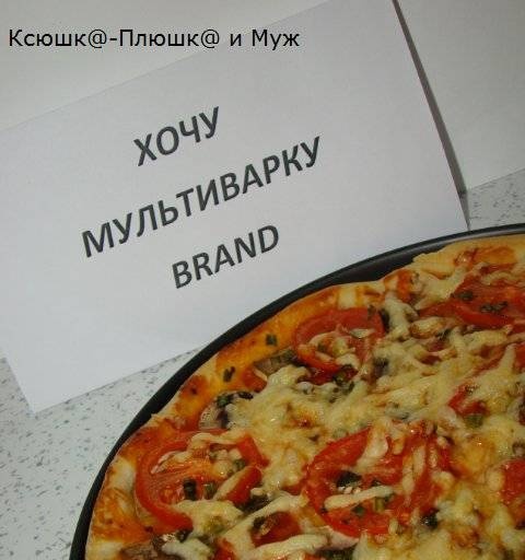 Pizza (instructions for the bread maker)