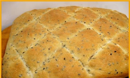 Kalonji seed flat bread (oven)
