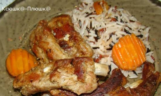 Pork ribs, fried (Panasonic multicooker)