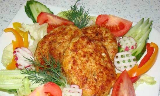 Chicken cutlets with bell pepper and Parmesan cheese (Brand 6050 pressure cooker)