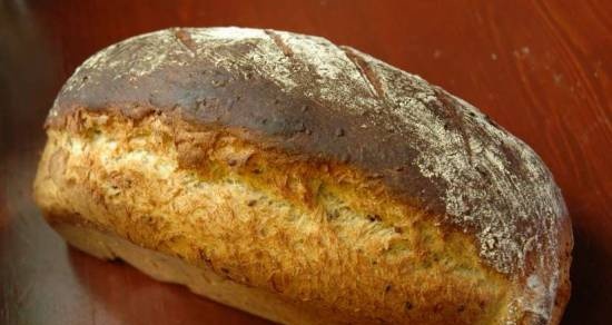 Wheat-rye bread "Flax and milk"