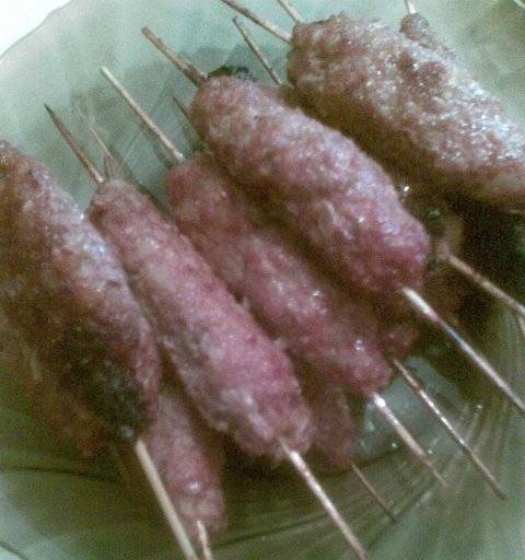 Chinese cutlets on skewers
