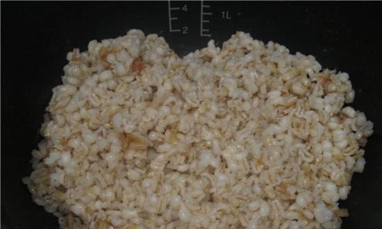 Porridge di orzo perlato (Cuculo 1054)