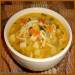 Suppe med courgette, selleri og hjemmelagde nudler