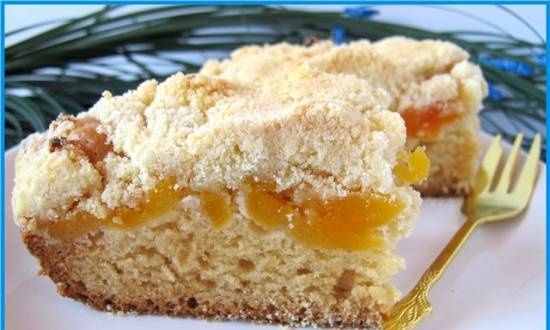 Cakes with dried apricots