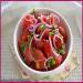 Rajčatový a jahodový salát