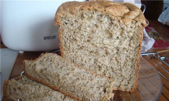 Wheat-rye bread "Summer" in a bread maker