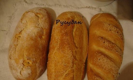 The most delicious sliced ​​bread (sourdough)