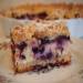 Blueberry pie with cottage cheese