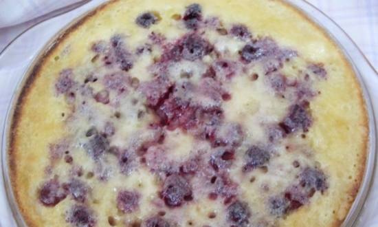 Clafoutis with raspberries by Gerard Depardieu