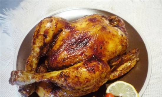 Honey-glazed Moroccan chicken