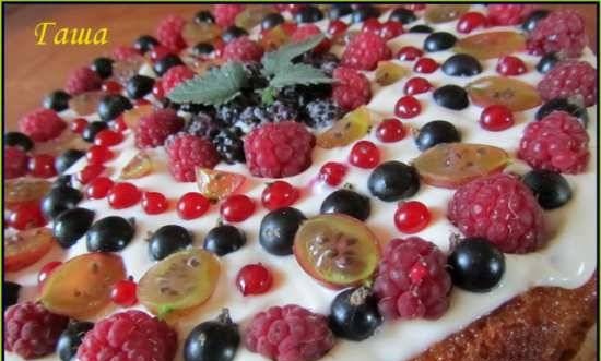 Torta estiva ai frutti di bosco