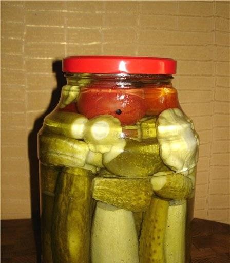 Assorted pickled