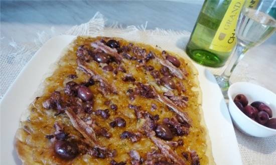 Pissaladier (alternative to pizza)