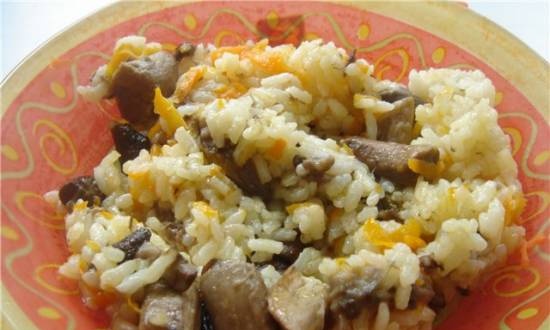 Rijst met champignons (merk MB 37501)
