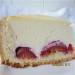 Shortbread pie with cottage cheese and plums