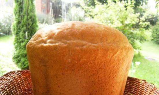 Wheat toast bread (bread maker)