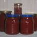 Tomato ketchup with plums, peppers and apples