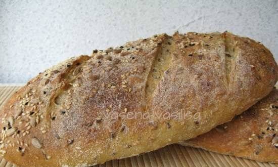Bread with seeds by R. Bertine