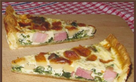 Spinach and Goat Cheese Tart