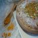 Honey-sea buckthorn pie with apples