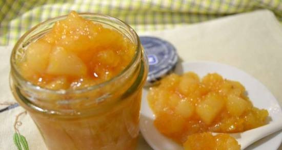 Pear-orange jam in Oursson pressure cooker