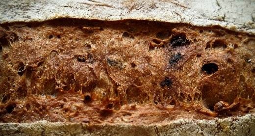 Winemaker's bread (Pain au Vingeron) in the oven