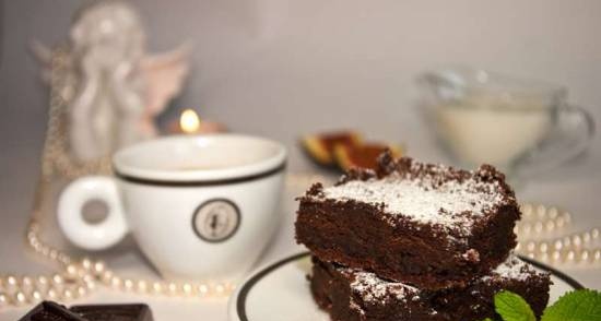 Flourless chocolate cake (Torta di cioccolato senza farina for Giada)