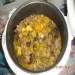 Potatoes, stewed with mushrooms and chicken ventricles in a slow cooker