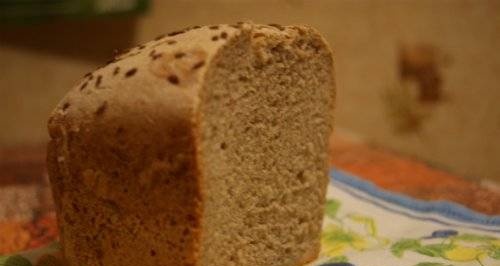 לחם שיפון חיטה עם מחמצת בייצור לחם