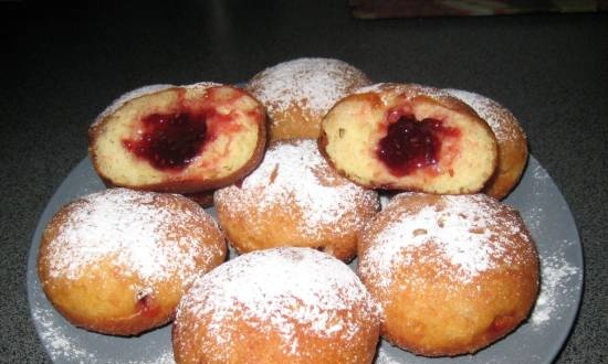 Berliners (Duitse gevulde donuts)