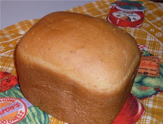 Bread "Heavenly manna" in a bread maker