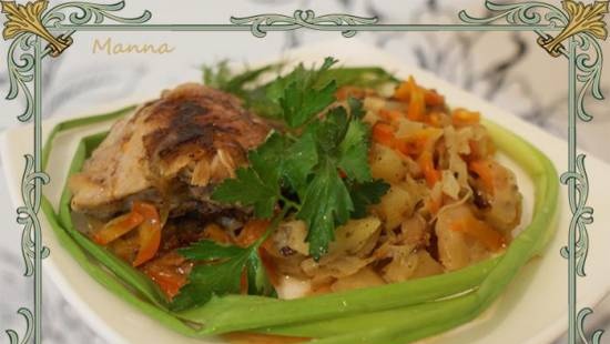 Stewed vegetables with chicken (Brand 6060 smokehouse)
