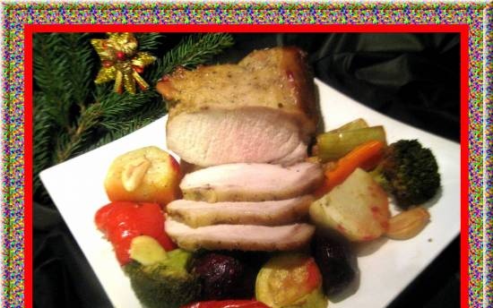 Karácsonyi norvég sült sertéshús