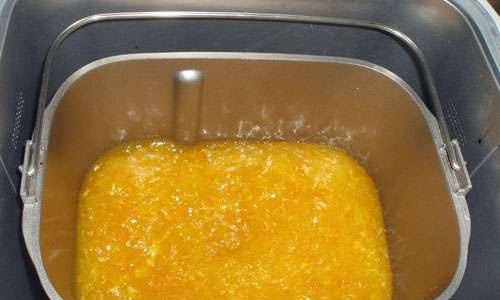 Orange jam in a bread maker: two options