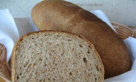 Sourdough bread with bran