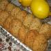 Oatmeal cookies with coffee and lemon zest