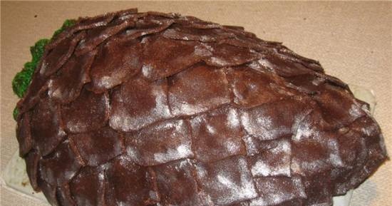 Cake "Pine cone"