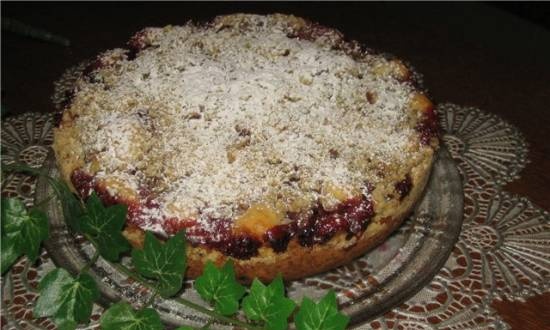 Plum pie "Temptation"