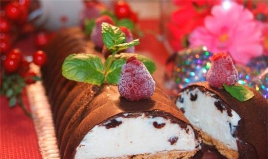 Dessert "Chocolate-curd fantasies"